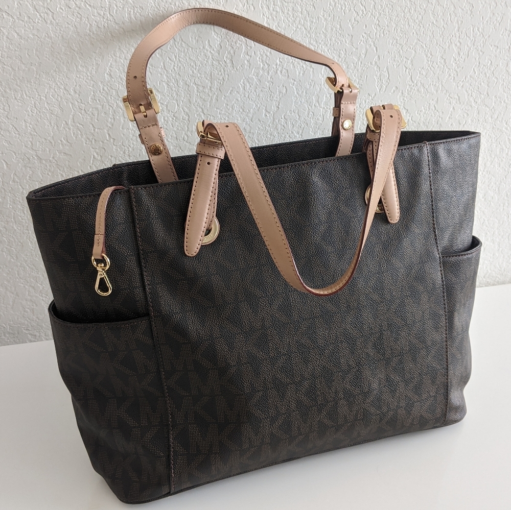 Michael Kors Brown Logo Tote